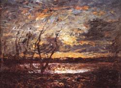 Francois-Auguste Ravier Landscape near Cremieu oil painting picture